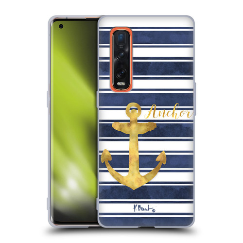 Paul Brent Nautical Anchor Soft Gel Case for OPPO Find X2 Pro 5G