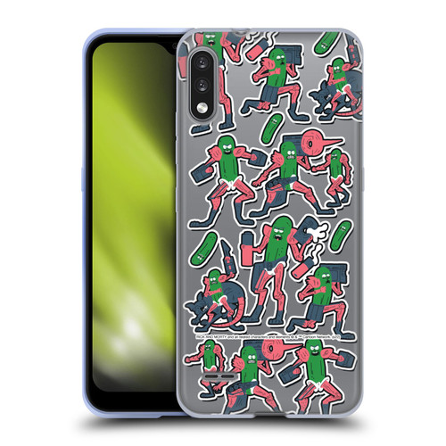 Rick And Morty Season 3 Character Art Pickle Rick Stickers Print Soft Gel Case for LG K22