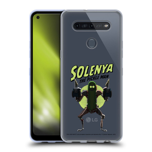 Rick And Morty Season 3 Character Art Pickle Rick Soft Gel Case for LG K51S