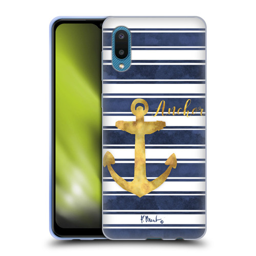 Paul Brent Nautical Anchor Soft Gel Case for Samsung Galaxy A02/M02 (2021)