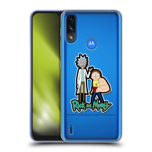 Rick And Morty Season 3 Character Art Rick and Morty Soft Gel Case for Motorola Moto E7 Power / Moto E7i Power