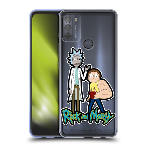 Rick And Morty Season 3 Character Art Rick and Morty Soft Gel Case for Motorola Moto G50