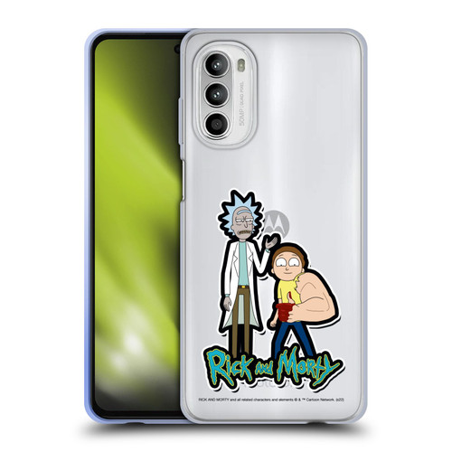 Rick And Morty Season 3 Character Art Rick and Morty Soft Gel Case for Motorola Moto G52