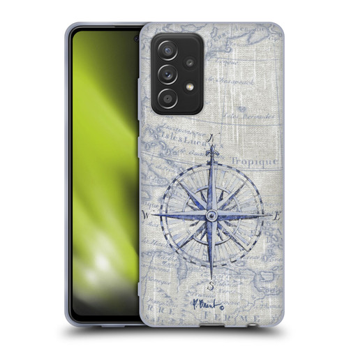 Paul Brent Nautical Vintage Compass Soft Gel Case for Samsung Galaxy A52 / A52s / 5G (2021)