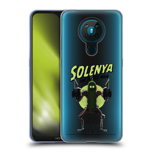 Rick And Morty Season 3 Character Art Pickle Rick Soft Gel Case for Nokia 5.3