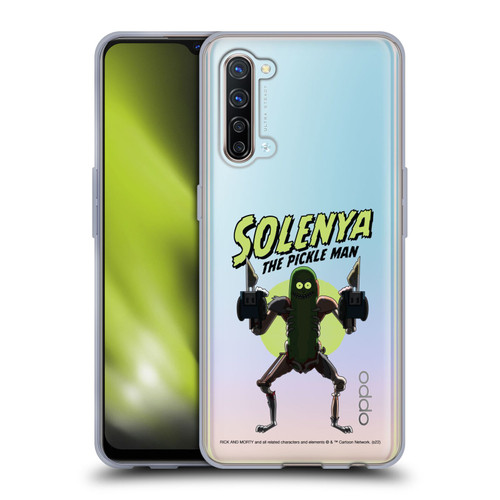 Rick And Morty Season 3 Character Art Pickle Rick Soft Gel Case for OPPO Find X2 Lite 5G