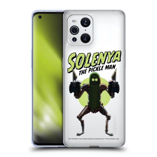 Rick And Morty Season 3 Character Art Pickle Rick Soft Gel Case for OPPO Find X3 / Pro