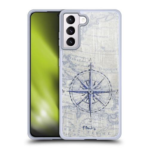 Paul Brent Nautical Vintage Compass Soft Gel Case for Samsung Galaxy S21+ 5G