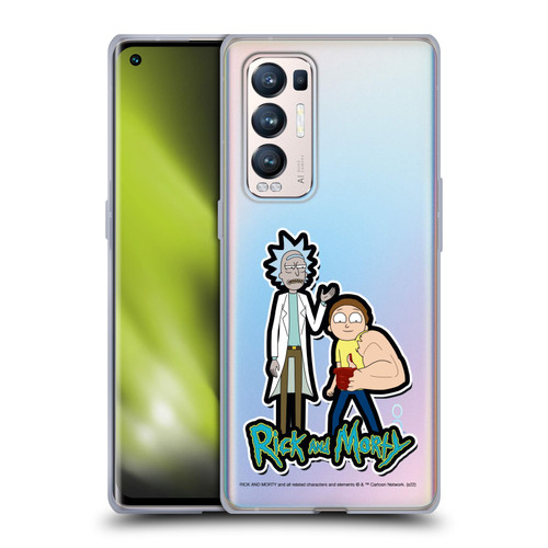 Rick And Morty Season 3 Character Art Rick and Morty Soft Gel Case for OPPO Find X3 Neo / Reno5 Pro+ 5G