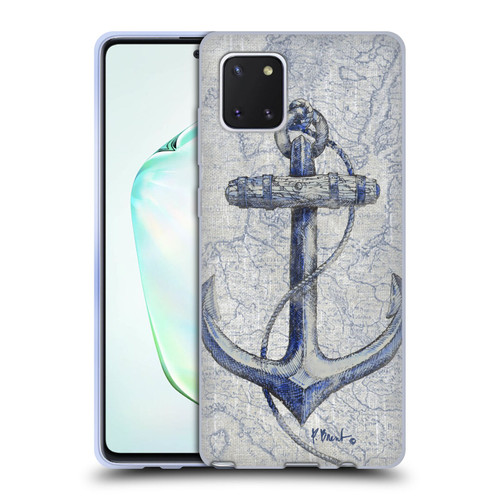 Paul Brent Nautical Vintage Anchor Soft Gel Case for Samsung Galaxy Note10 Lite