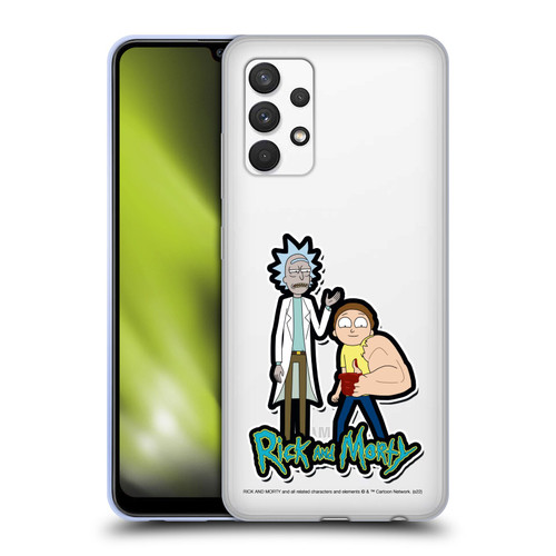 Rick And Morty Season 3 Character Art Rick and Morty Soft Gel Case for Samsung Galaxy A32 (2021)