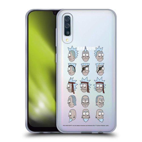 Rick And Morty Season 3 Character Art Seal Team Ricks Soft Gel Case for Samsung Galaxy A50/A30s (2019)