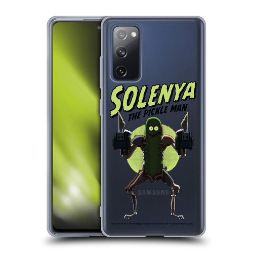 Rick And Morty Season 3 Character Art Pickle Rick Soft Gel Case for Samsung Galaxy S20 FE / 5G