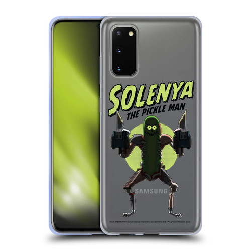 Rick And Morty Season 3 Character Art Pickle Rick Soft Gel Case for Samsung Galaxy S20 / S20 5G