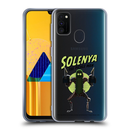 Rick And Morty Season 3 Character Art Pickle Rick Soft Gel Case for Samsung Galaxy M30s (2019)/M21 (2020)