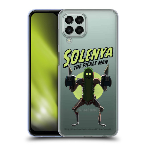 Rick And Morty Season 3 Character Art Pickle Rick Soft Gel Case for Samsung Galaxy M33 (2022)
