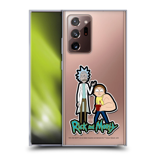 Rick And Morty Season 3 Character Art Rick and Morty Soft Gel Case for Samsung Galaxy Note20 Ultra / 5G