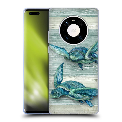 Paul Brent Sea Creatures Turtle Soft Gel Case for Huawei Mate 40 Pro 5G