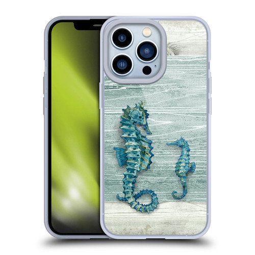 Paul Brent Sea Creatures Seahorse Soft Gel Case for Apple iPhone 13 Pro