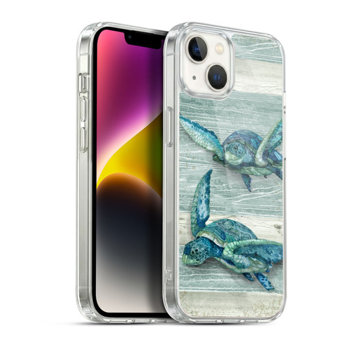 Paul Brent Sea Creatures Turtle Soft Gel Case for Apple iPhone 14 Plus & MagSafe