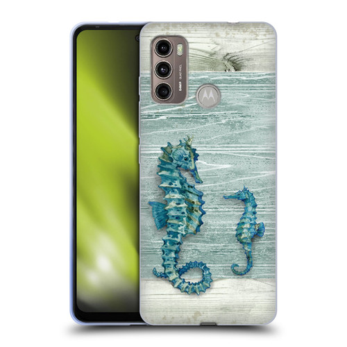 Paul Brent Sea Creatures Seahorse Soft Gel Case for Motorola Moto G60 / Moto G40 Fusion