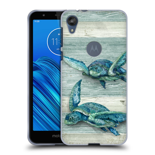 Paul Brent Sea Creatures Turtle Soft Gel Case for Motorola Moto E6