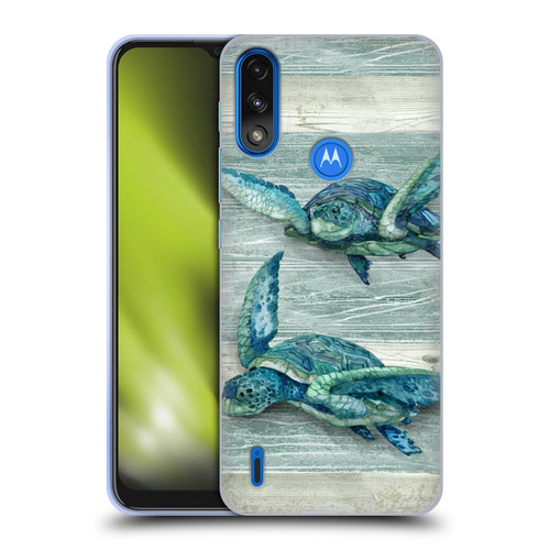 Paul Brent Sea Creatures Turtle Soft Gel Case for Motorola Moto E7 Power / Moto E7i Power