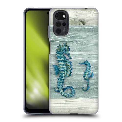 Paul Brent Sea Creatures Seahorse Soft Gel Case for Motorola Moto G22