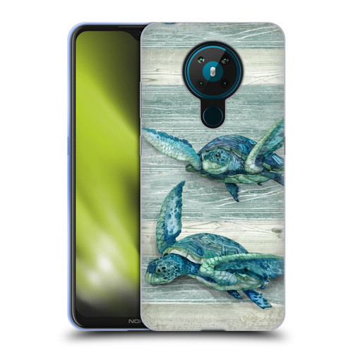 Paul Brent Sea Creatures Turtle Soft Gel Case for Nokia 5.3