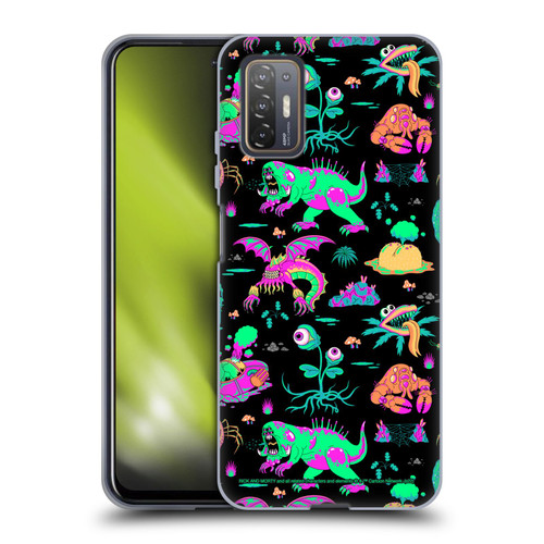 Rick And Morty Season 3 Graphics Aliens Soft Gel Case for HTC Desire 21 Pro 5G