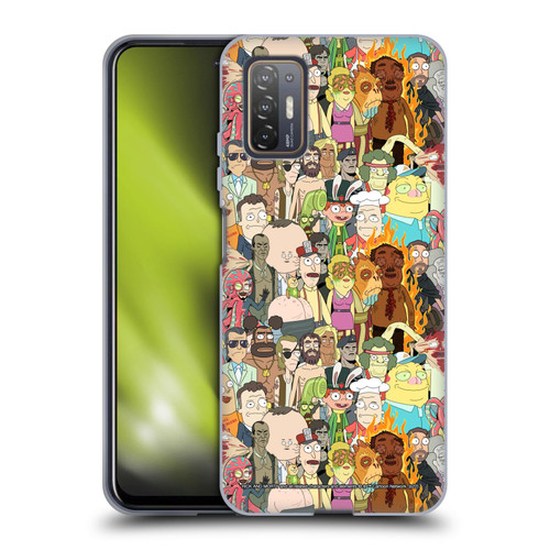 Rick And Morty Season 3 Graphics Interdimensional Space Cable Soft Gel Case for HTC Desire 21 Pro 5G
