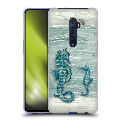 Paul Brent Sea Creatures Seahorse Soft Gel Case for OPPO Reno 2