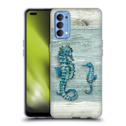 Paul Brent Sea Creatures Seahorse Soft Gel Case for OPPO Reno 4 5G