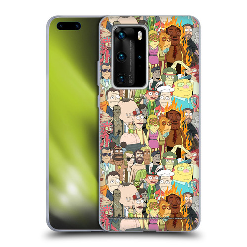 Rick And Morty Season 3 Graphics Interdimensional Space Cable Soft Gel Case for Huawei P40 Pro / P40 Pro Plus 5G