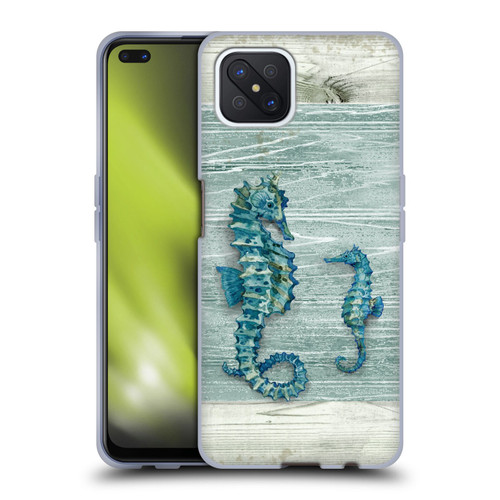 Paul Brent Sea Creatures Seahorse Soft Gel Case for OPPO Reno4 Z 5G
