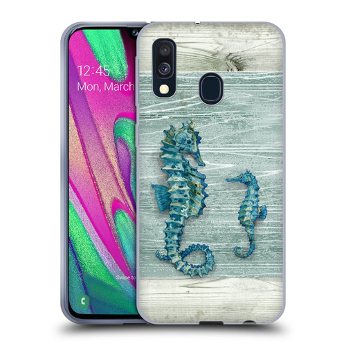 Paul Brent Sea Creatures Seahorse Soft Gel Case for Samsung Galaxy A40 (2019)