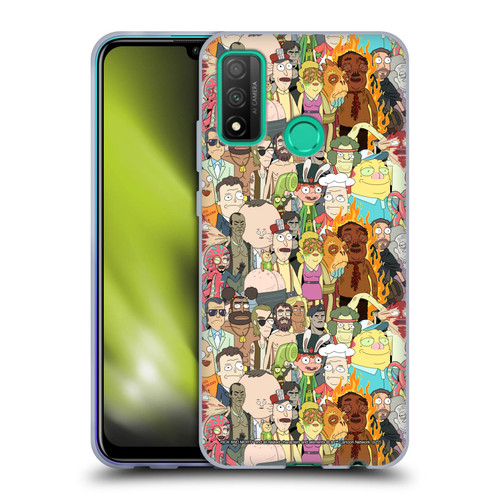 Rick And Morty Season 3 Graphics Interdimensional Space Cable Soft Gel Case for Huawei P Smart (2020)