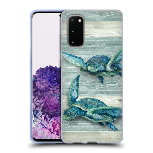 Paul Brent Sea Creatures Turtle Soft Gel Case for Samsung Galaxy S20 / S20 5G