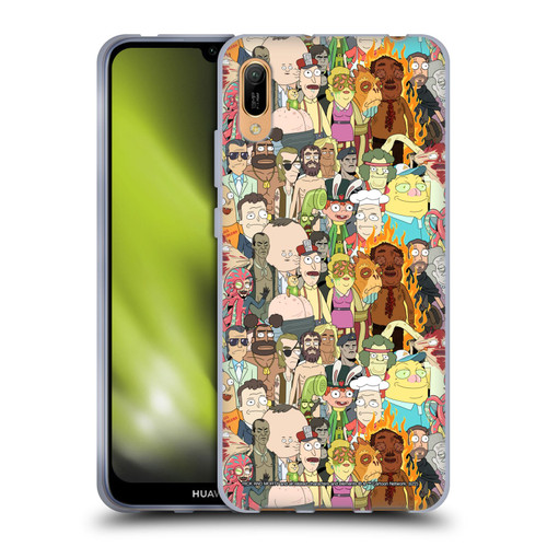 Rick And Morty Season 3 Graphics Interdimensional Space Cable Soft Gel Case for Huawei Y6 Pro (2019)