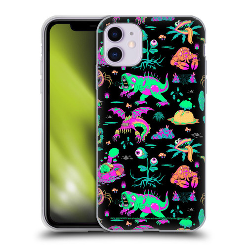 Rick And Morty Season 3 Graphics Aliens Soft Gel Case for Apple iPhone 11