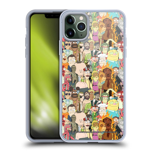 Rick And Morty Season 3 Graphics Interdimensional Space Cable Soft Gel Case for Apple iPhone 11 Pro Max
