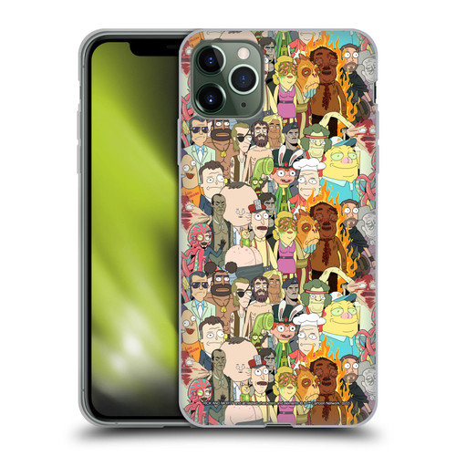 Rick And Morty Season 3 Graphics Interdimensional Space Cable Soft Gel Case for Apple iPhone 11 Pro Max