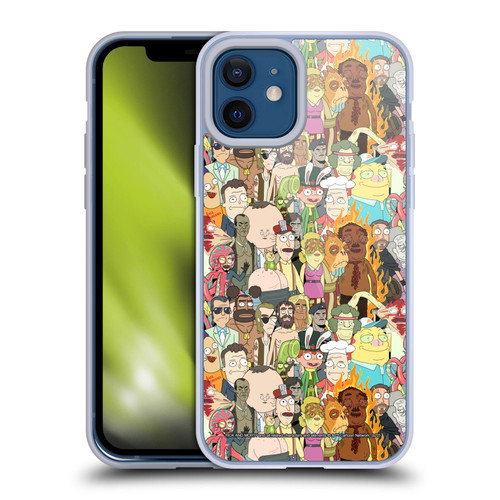Rick And Morty Season 3 Graphics Interdimensional Space Cable Soft Gel Case for Apple iPhone 12 / iPhone 12 Pro & MagSafe