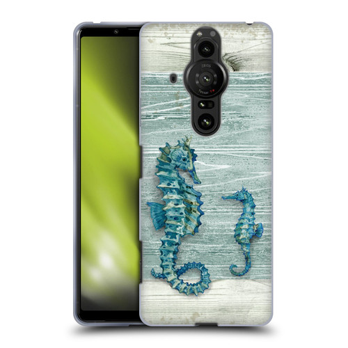 Paul Brent Sea Creatures Seahorse Soft Gel Case for Sony Xperia Pro-I