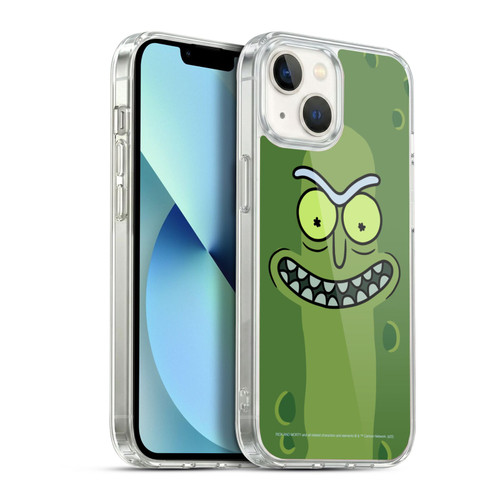 Rick And Morty Season 3 Graphics Pickle Rick Soft Gel Case for Apple iPhone 13