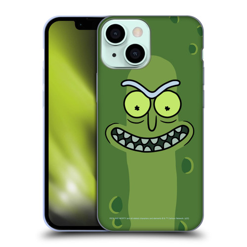 Rick And Morty Season 3 Graphics Pickle Rick Soft Gel Case for Apple iPhone 13 Mini