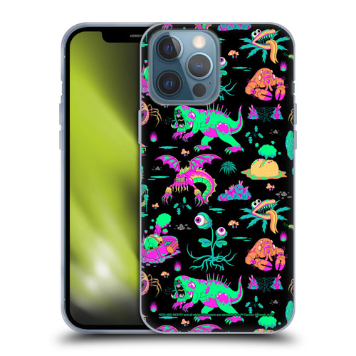 Rick And Morty Season 3 Graphics Aliens Soft Gel Case for Apple iPhone 13 Pro Max