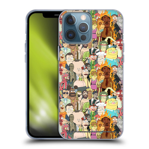 Rick And Morty Season 3 Graphics Interdimensional Space Cable Soft Gel Case for Apple iPhone 13 Pro Max