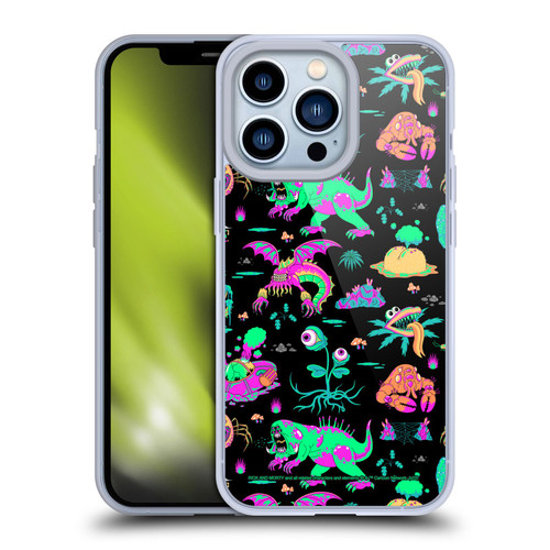 Rick And Morty Season 3 Graphics Aliens Soft Gel Case for Apple iPhone 13 Pro & MagSafe