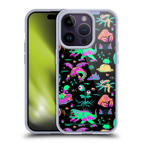 Rick And Morty Season 3 Graphics Aliens Soft Gel Case for Apple iPhone 14 Pro